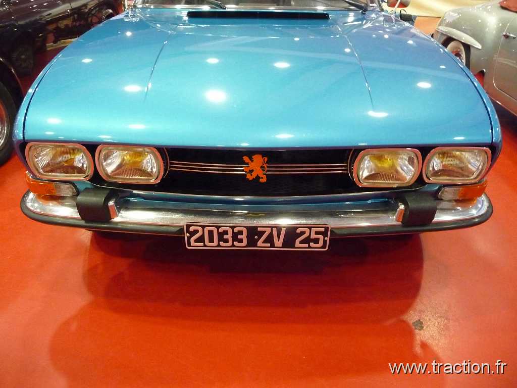 2012_Montbeliard (16).jpg - 03/03/2012 - 25200 MONTBELIARD - VIEUX VOLANTS FRANC-COMTOIS - Bourse d'échange Autos-Motos Anciennes - La Roselière - Peugeot 504 Coupé